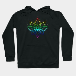 Rainbow lotus Hoodie